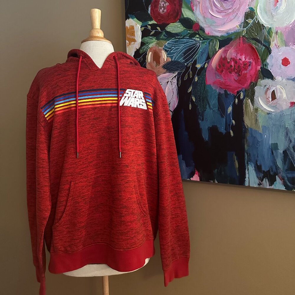 Star Wars Red Hoodie Sweatshirt Men’s/Unisex XL